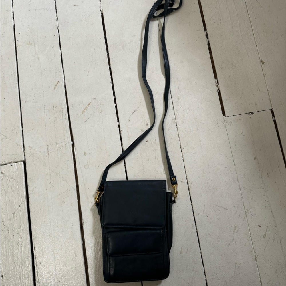 Vintage Cowhide Leather Crossbody
